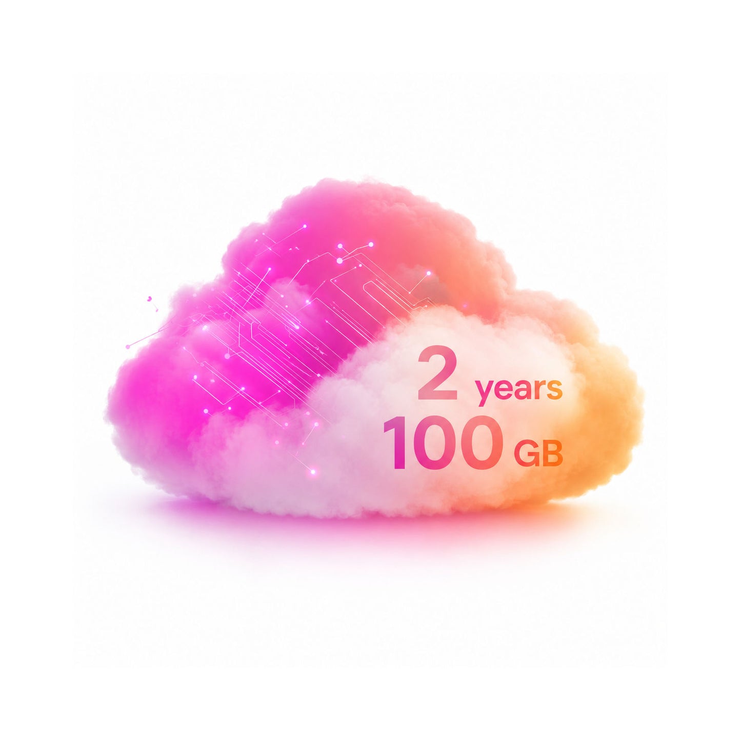 2 year 100gb cloud subscription