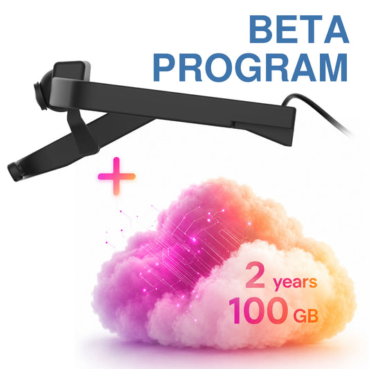 001.2 Kexxu Eye Tracking Glasses - Two Eye Tracking with 2 year cloud - BETA PROGRAM